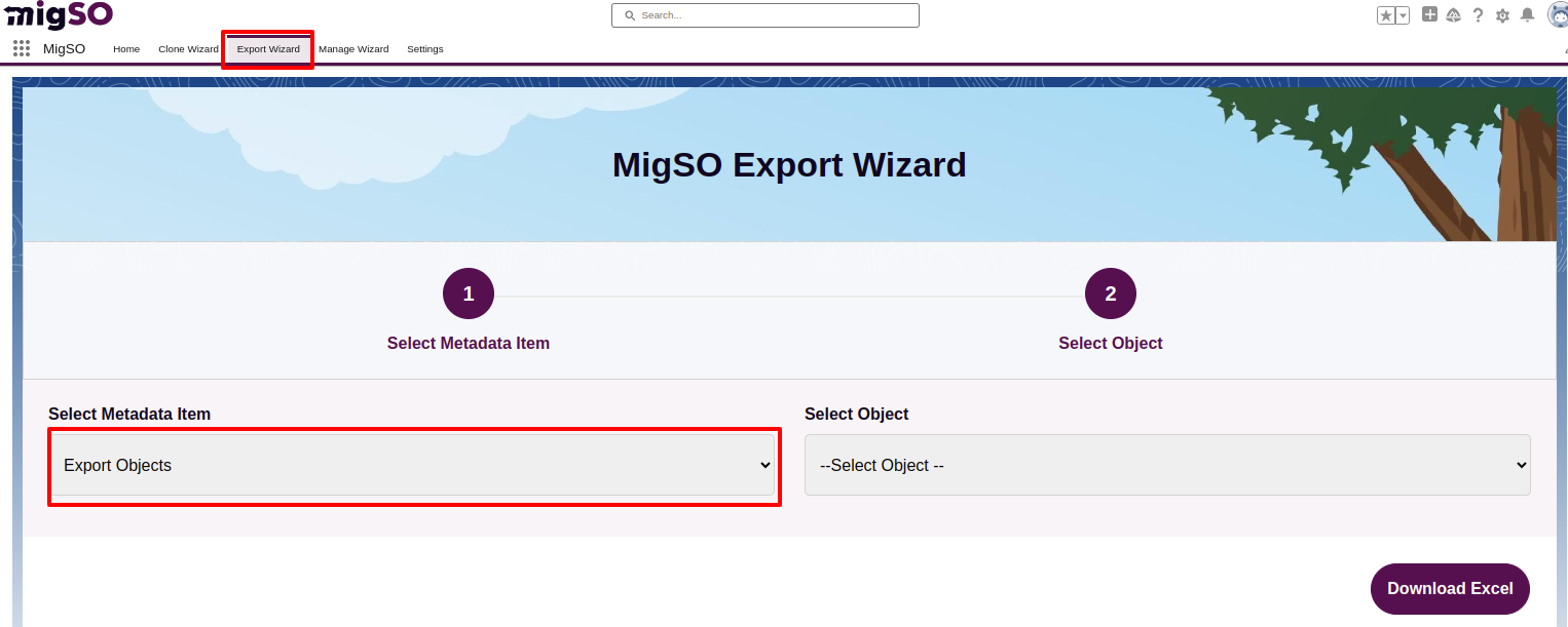 Export Objects in Salesforce