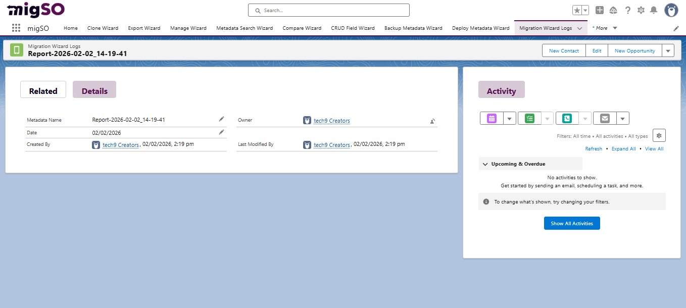 Clone Salesforce Report