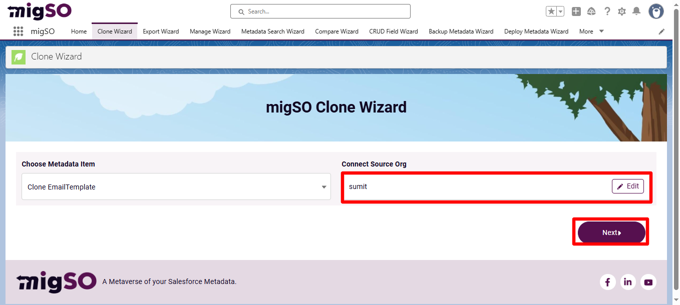 Salesforce clone Email Template