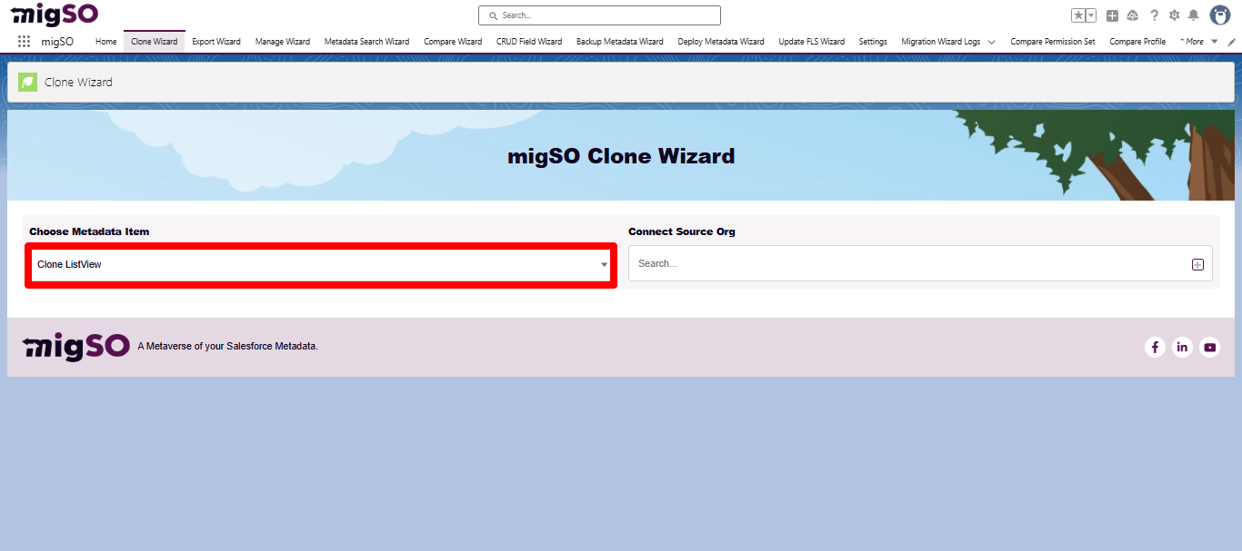 Clone Salesforce List View