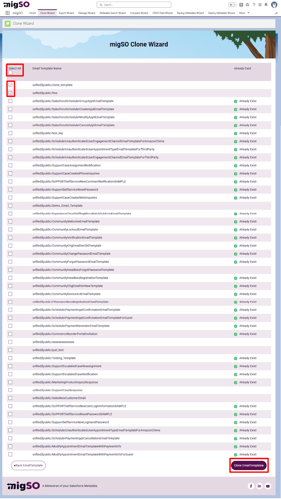 Clone Email Template in salesforce