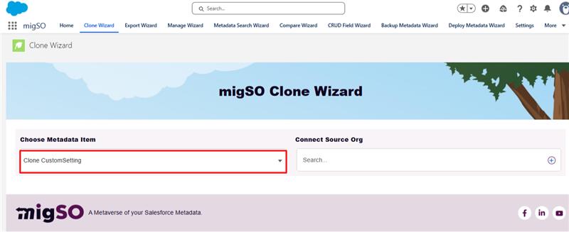 Clone Custom Setting