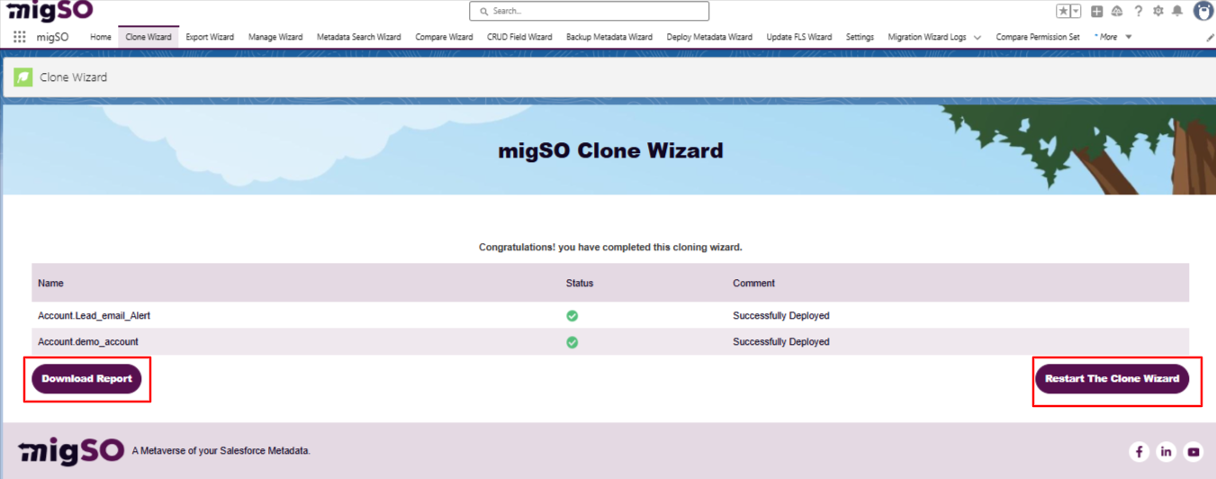 Clone Email Alert