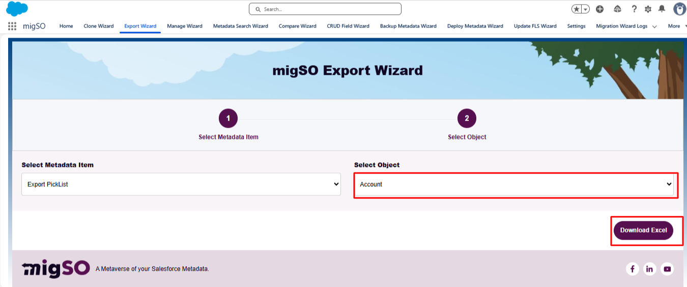 Export Salesforce Picklist