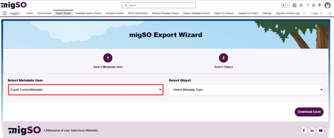 Export Salesforce Custom Metadata Types in Bulk using migSO