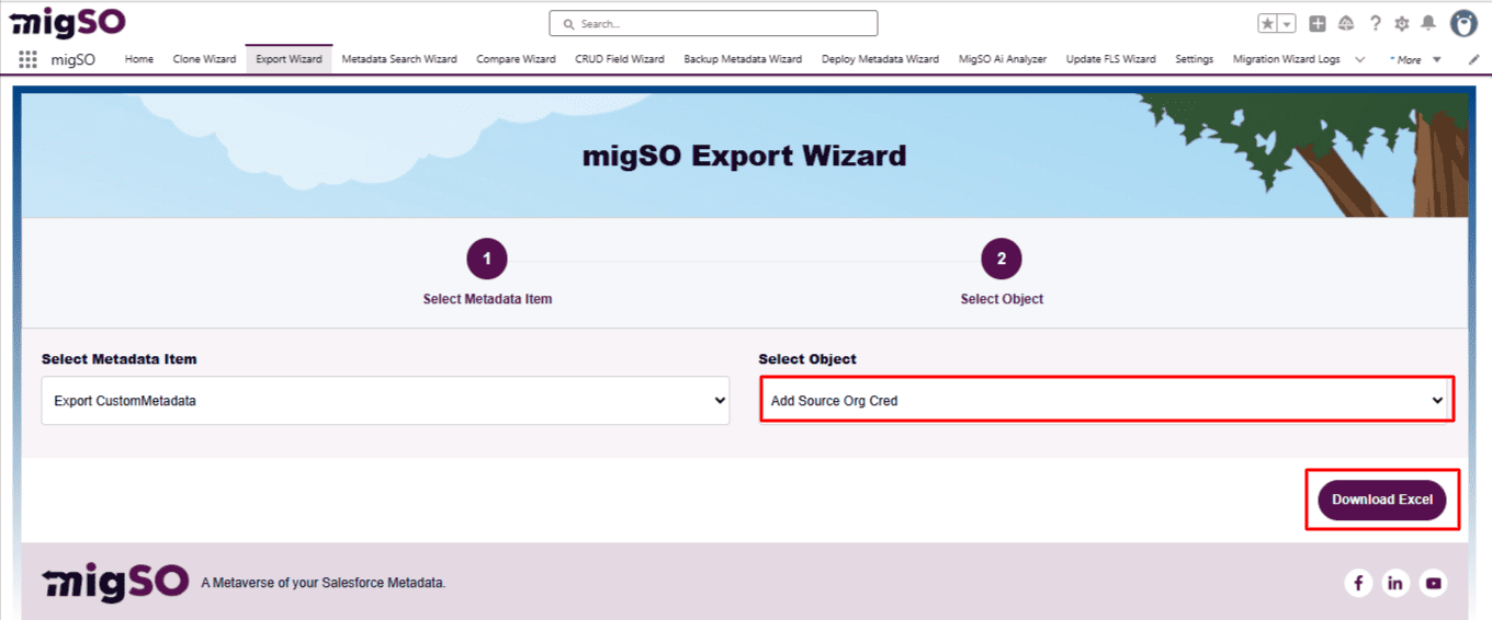 Export Salesforce Custom Metadata Types in Bulk using migSO