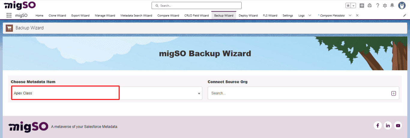 Metadata Backups Made Easy with migSO