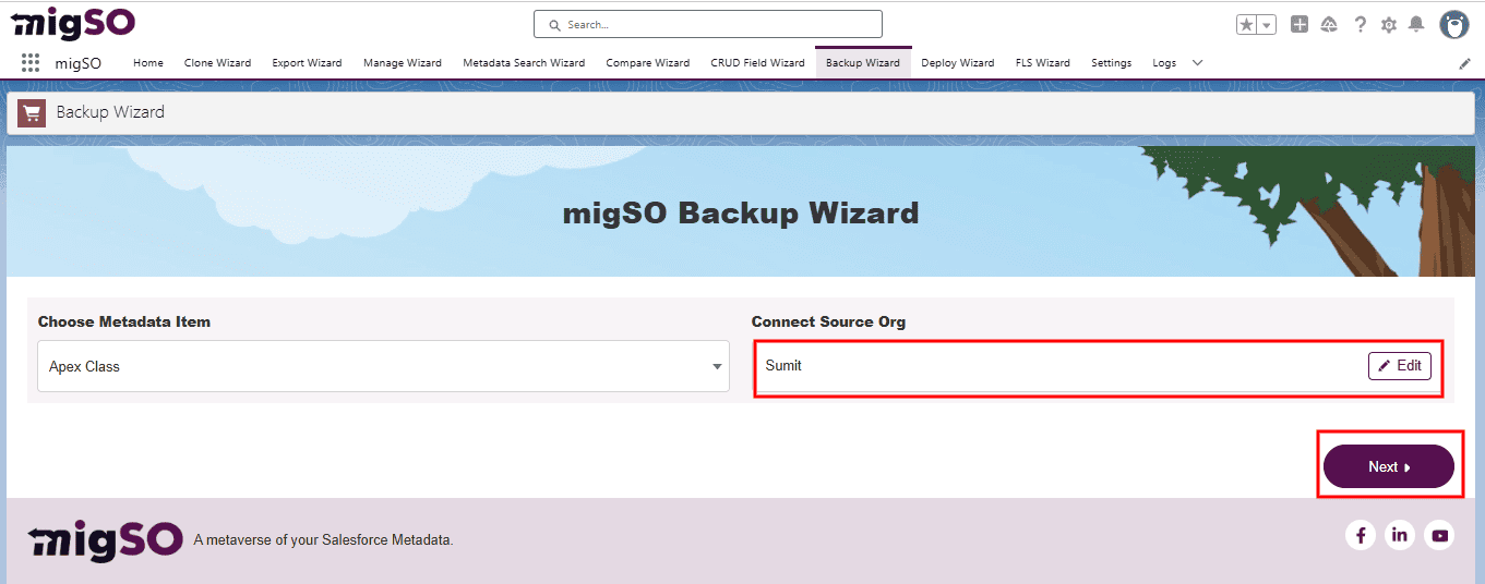 Metadata Backups Made Easy with migSO
